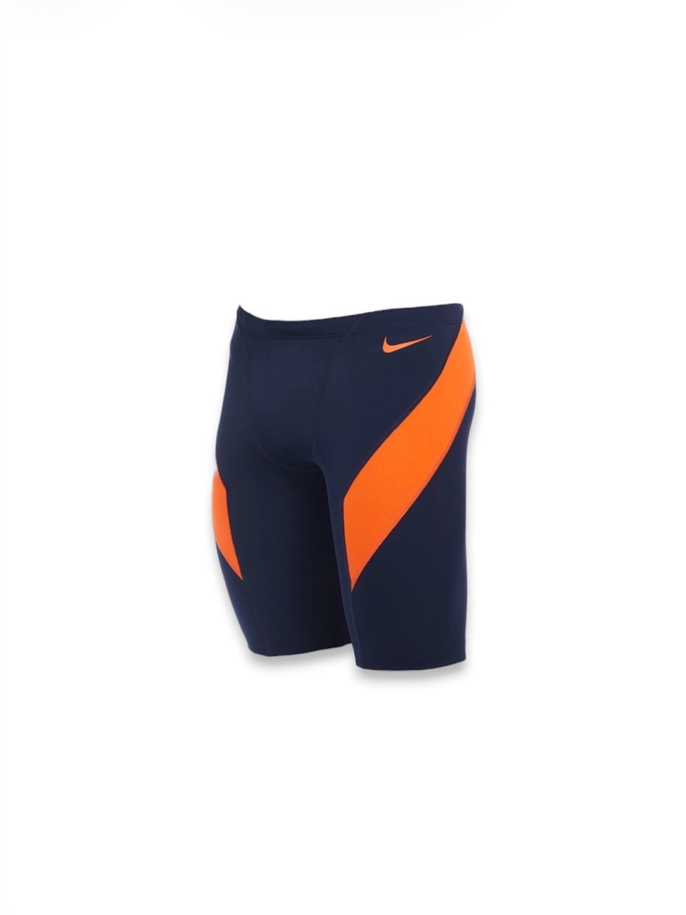 NWT Nike Men's Hydrastrong Vex Swim Jammer Colorblock Navy/Orange Size M